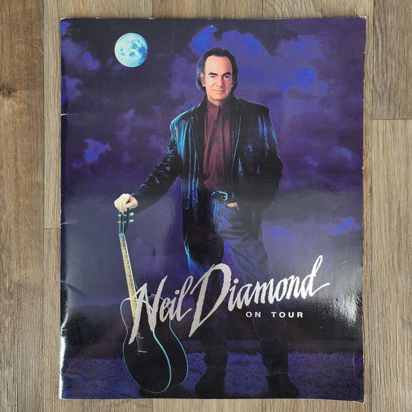 Vintage Neil Diamond On Tour 1996 Concert Program Book Souvenir Memorabilia - Picture 1 of 4